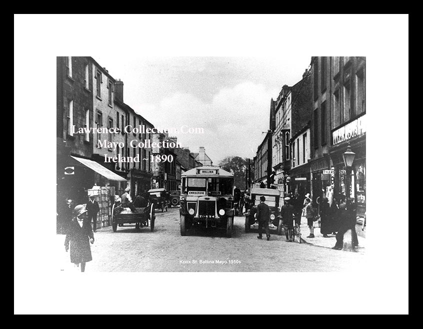 Ballina ~ Bus to Enniscrone (1950s) Knox Street ~ Co Mayo .....M212 M
