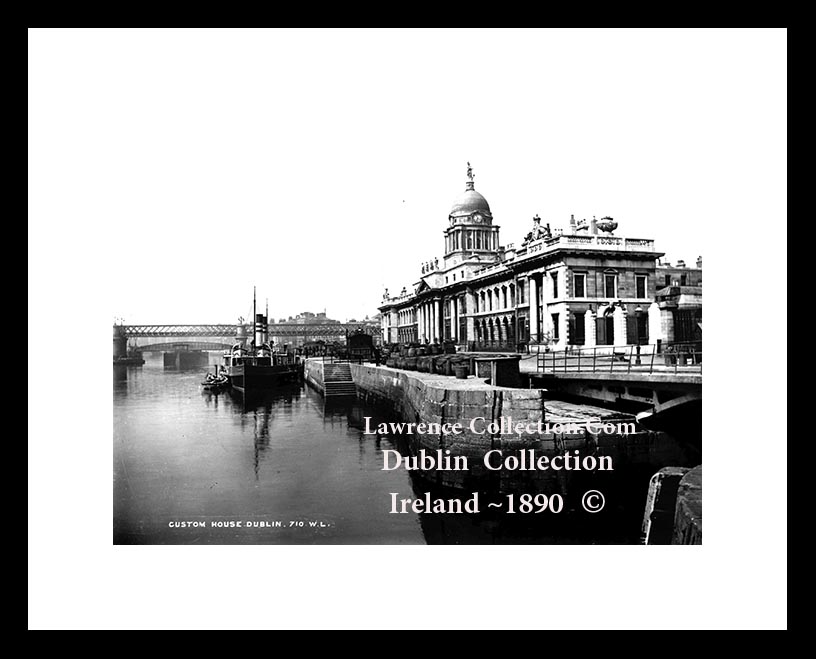 Dublin City ~ Custom House ~ Custom House Quay ~ City Centre ..... D72P