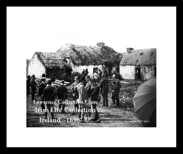 Eviction  Scene    ~    Vandeluer Evictions   ~     Kilrush   ~    County Clare ...... E1
