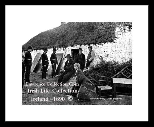Eviction Scene   ~    Evictions took place on the Vandeleur Estate   ~     Kilrush    ~    Co.Clare .......E4D