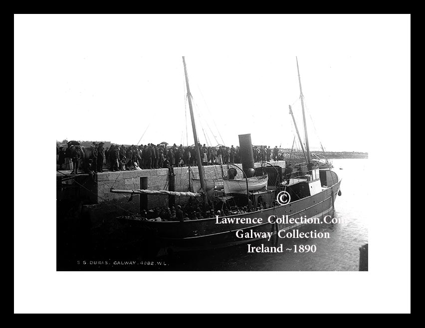 Galway City ~ Harbour ~ "S.S. Duras" Ferry to Aran Islands ~ Co Galway .....G129 U