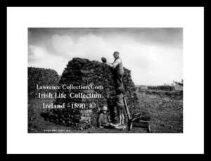 Traditional Farm Work    ~   Turf Cutting    ~ Turf Clamp     ~  Co.Mayo ......L15/215