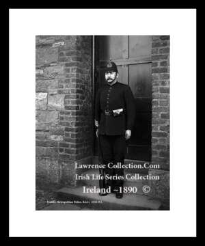 The Royal Irish Constabulary "Dublin Metropolitan Police."  R.I.C.was the police force in Ireland from 1822 until 1922 ....... L12B