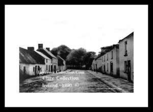 Kilkishen  Village    ~    from the North   ~    Co Clare .....C521   ~   (postcard collection)