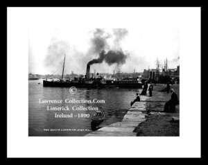 Limerick City      ~    The Quays     ~    Paddle Steamer   ~   Co Limerick ......L197 B