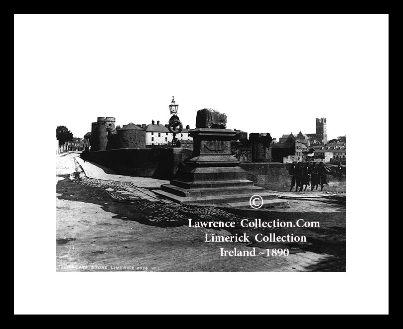 Limerick City ~ Treaty Stone ~ John's Castle ~ Co Limerick .....L197