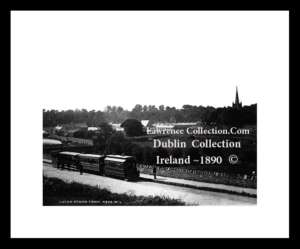 Lucan    ~   Lucan Steam Tramway operated a 3 ft narrow gauge steam tramway service between Dublin and Lucan between 1880 and 1897   ~   County Dublin .... D78