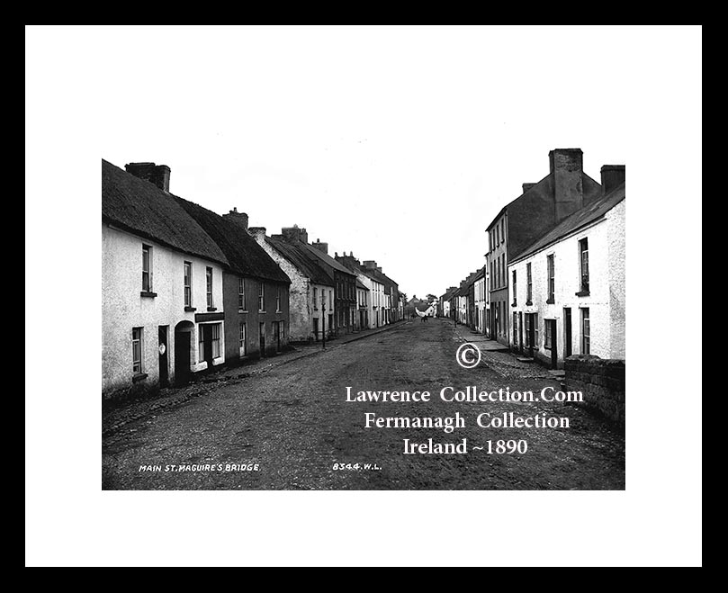 Maguiresbridge ~ Main Street ~ Co Fermanagh ~ Northern Ireland ......F114