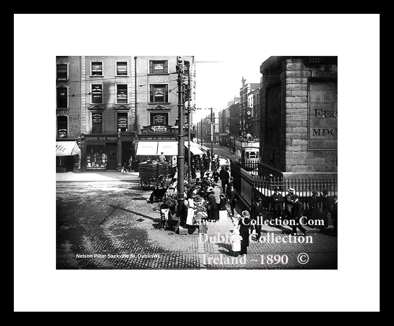 Dublin City ~ Nelsons Pillar Entrance ~ Sackville Street ( O'Connell Street ) ~ City Centre .... D73N