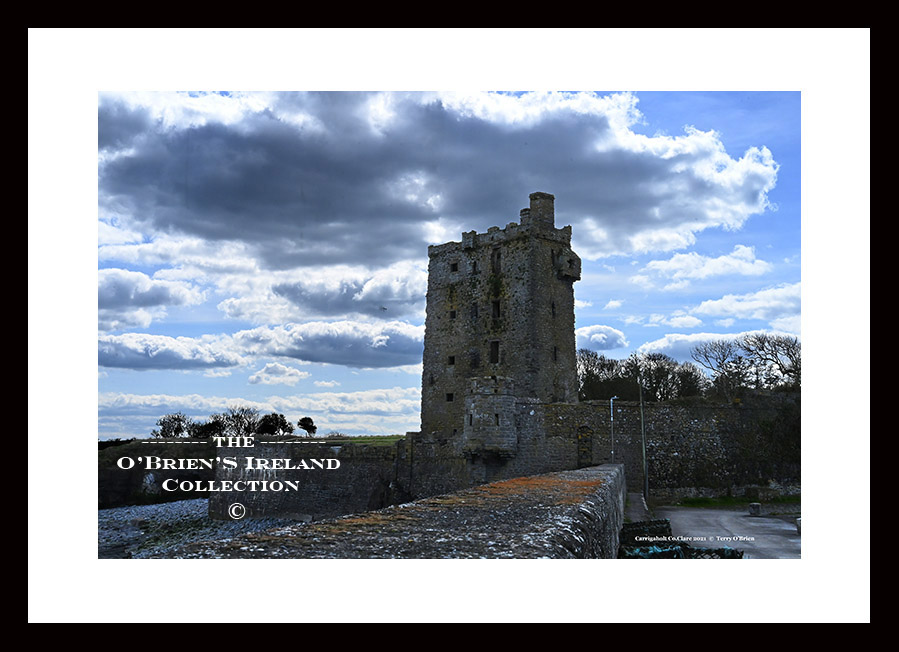Carrigaholt  Castle    ~   This five storey tower house was built in about 1480 by the MacMahons ,  the last Gaelic Chieftains to rule this peninsula     ~    Co Clare .....0833