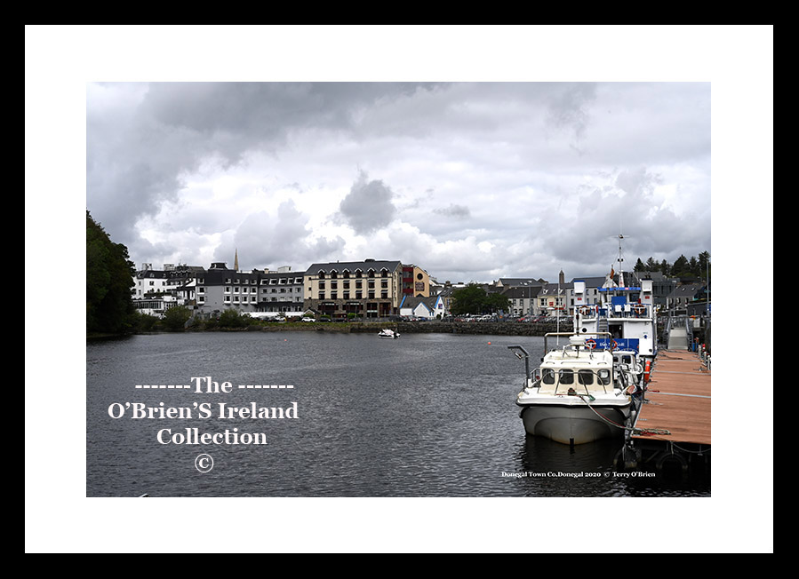 Donegal Town      ~     View from Pier   ~      Eske River of the Town      ~     Co Donegal.....6062