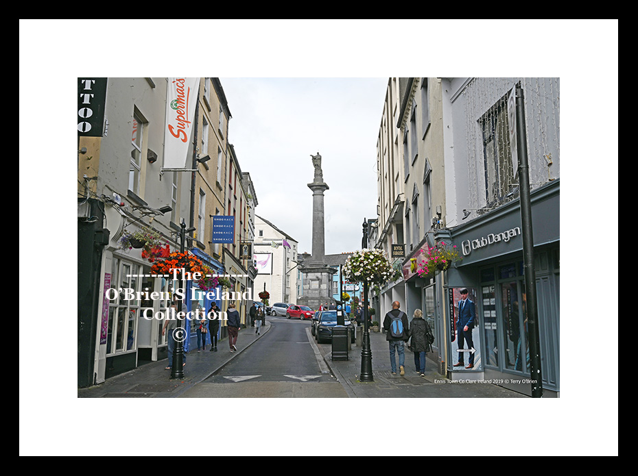 Ennis Town ~ O'Connell Monument ~ O'Connell Street ~ Co Clare .......4374
