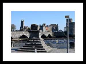 Limerick City ~ Treaty Stone ~ Thomond Bridge ~ King John's Castle ~ River Shannon ~ Co Limerick(2021) .......5416