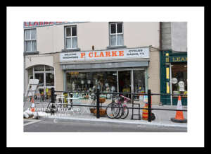 Irish Shop Fronts     ~      "P. Clarke "     ~    Dunlo Street     ~    Ballinasloe   ~    Co. Galway .....0830