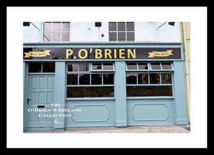 Irish Shop Fronts    ~   "P O'Brien Bar"   ~   Main Street   ~    Ballybay   ~   Co. Monaghan....9014