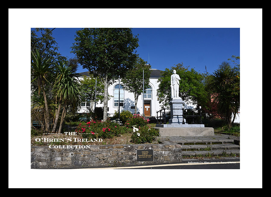 Ballymote ~ Teeling Street ~ "Michael Doyle Statue" ~ Founder of I.N.T.O. general secretary 1910 -1913 erected by the Teachers of Ireland ~ Co Sligo ....5732
