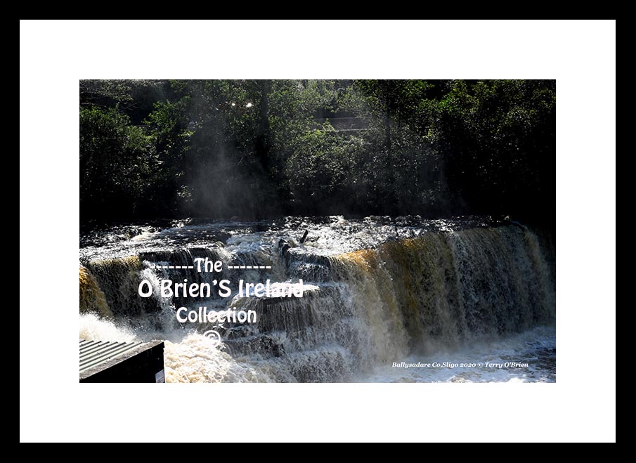 Ballysadare ~ Falls ~ This salmon fishery, initially established by the Coopers of Markree in 1837 and now maintained by the Local fishing club ~ Co Sligo .....5663B