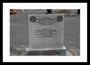 Baltinglass   ~   "Garda Patrick O'Halloran"  ~    Monument   ~    Co. Wicklow ....8259