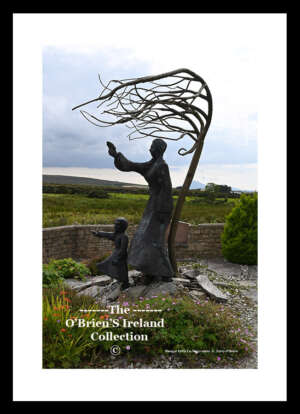 Bangor Erris    ~    "The Crying Stone"   ~    It commemorates the sorrow felt by so many inhabitants of Ireland when their kinsfolk set off to seek a better life in America.By Colm Brennan   ~   Co.Mayo ....5273