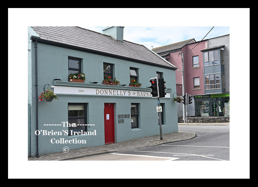 Irish Shop Fronts ~ "Donnelly's of Barna ~ Restaurant & Bar" ~ Freeport ~ Barna ~ Co. Galway ......4196