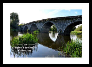Bennettsbridge     ~  Seven-arch rubble limestone road bridge over river, built 1763.   ~    Bridge attributable to George Smith (fl. 1763-7) representing an important element of the mid eighteenth-century civil engineering      ~   Co. Kilkenny.....2030