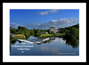 BennettsBridge     ~   River Nore  &  Weir   ~   "Nicholas Mosse Pottery"  ~     Co. Kilkenny.....2036B