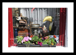 Irish Shop Fronts  ~   Window   ~    "Grace Bar"     ~     Main Street         ~        Shesheraghmore     ~      Borrisokane       ~      Co.Tipperary ....0346