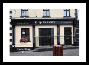 Irish Shop Fronts    ~   "Drop Inn Centre"    ~     St. Vincent de Paul     ~     The Diamond     ~    Castlefinn    ~    Co. Donegal.....6660