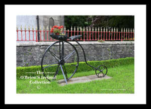 Clonaslee    ~   "Penny Farthing Bicycle" Sculpture        ~      Co. Laois .....3848