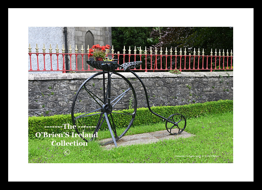 Clonaslee ~ "Penny Farthing Bicycle" Sculpture ~ Co. Laois .....3848