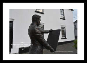 Cloughjordan    ~    "Thomas Stanislaus MacDonagh"   ~    1878 ~1916   ~     was an Irish political activist, poet, playwright, educationalist and revolutionary leader. He was one of the seven leaders of Easter Rising,  Sculpture By Mark Rode    ~    Co.Tipperary .....0539