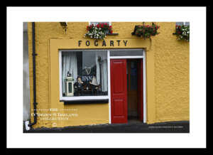 Irish Shop Fronts     ~   "Fogarty Pub"    ~    Main Street    ~    Crusheen    ~   Co.Clare ....4184