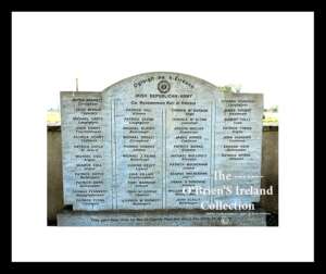 Elphin    ~    "Oglaigh na hEireann"  Monument     ~  In memory of all Roscommon members of the Irish Republican Army  ~  Co. Roscommon ....5066