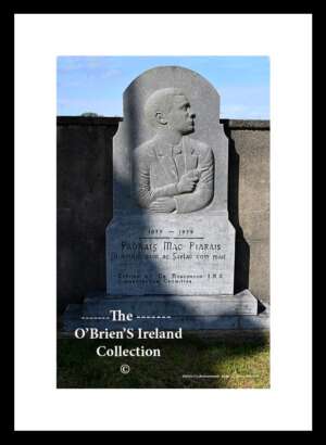 Elphin    ~    "Padraic Pearse" Monument   ~    was an Irish teacher, barrister, poet, writer, nationalist, republican political activist and revolutionary, who was one of the leaders of the Easter Rising in 1916.  executed 3rd May 1916 along with fifteen others   ~   Co. Roscommon ....5073