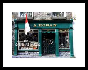 Irish Shop Fronts   ~   "A. Honan Antiques"    ~   Abbey Street   ~   Ennis Town    ~    Co.Clare  .....4343