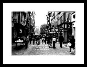 France >>>>Rouen, capital of the northern French region of Normandy, is a port city on the river Seine. Important in the Roman era and Middle Ages, it has Gothic churches, such as Saint-Maclou and Saint-Ouen, and a cobblestoned pedestrian center with medieval half-timbered houses. >>> 1974