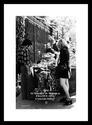 France >>>>   Paris >>> Stalls around the Foot of Eiffel Tower  >>>>1974