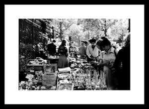 France >>>> Paris >>> Stalls around the Foot of Eiffel Tower >>>>1974