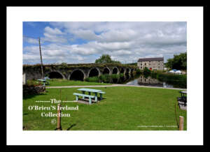 Goresbridge ~ Nine-arch bridge over river, built 1760. erected by Samuel Biass and Thomas Dunn representing an important component of the mid eighteenth-century civil engineering   ~ Co. Kilkenny.....1920