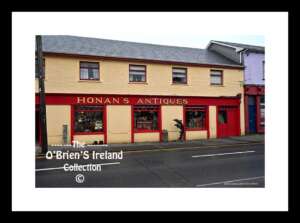 Irish Shop Fronts   ~ Honan's Antiques    ~   Crow Street    ~     Gort     ~     Co. Galway ....6876