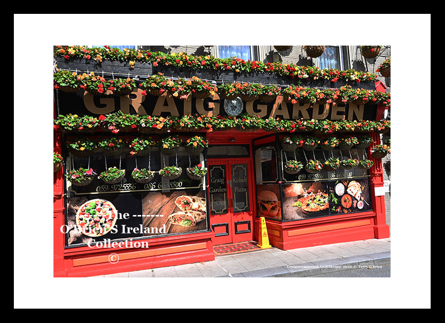 Irish Shop Fronts ~ "Graig Garden" ~ Upper Main Street ~ Graiguenamanagh ~ Co. Kilkenny.....1943