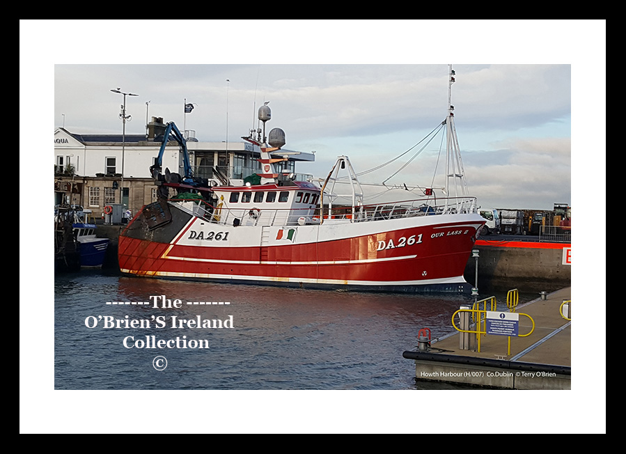 Howth Harbour ~ Fishing Trawler DA. 261 ~ "Our Lass 11" ~ Fingal ~ North County Dublin ......H007