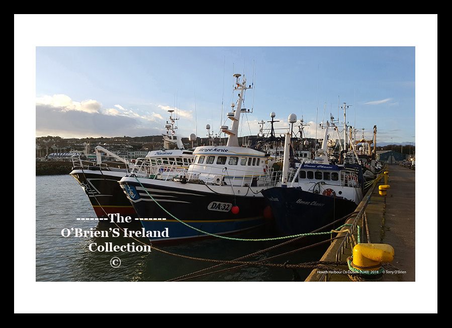 Howth Harbour ~ Fishing Fleet ~ "Bonne Chance" ~ "DA. 32 Vierge Marie" ~ "Nausicaa" ~ Fingal ~ North County Dublin ..... H40