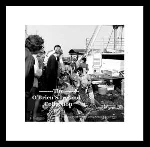 Howth Harbour (1975) ~ Fishermen selling Fish from Trawler ~ Fingal ~ North County Dublin .....02