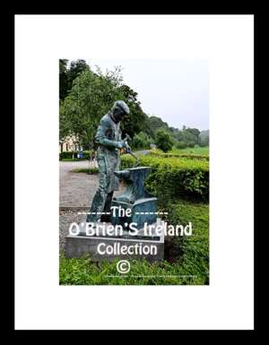 Innishannon  ~    "Bronze statue of Billy the Blacksmith at his anvil"    By Don Cronin  ~   Dromkeen Wood  ~    Bandon River Bridge  ~  Co Cork....2292