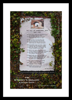 Jamestown    ~    "The Fall of Jamestown Arch"  ~    1622 - 1973     ~   Co. Leitrim .....4970