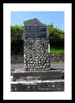 Kilcummin   ~    " French Landing 1798 "  ~   Monument    ~    On 22 August 1798, a French expedition of 1,000 men under the leadership of General Jean Joseph Amable Humbert (b.1767) landed at Kilcummin, north of Killala.  ~   Co.Mayo .....5592