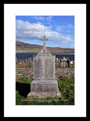 Kildownet Monument "Drowning in Clew Bay 1894 "Clew Bay Drownings when 32 people, many teenagers, perished in Westport Quay on 14th June 1894 on the first leg of a journey to Scotland  Co.Mayo