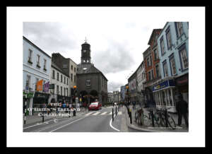 Kilkenny City    ~     High Street    ~  "The Tholsel"   ~   former City Hall   ~   built in 1761 a  former toll house with a columned arcade   ~    Co Kilkenny.....1802