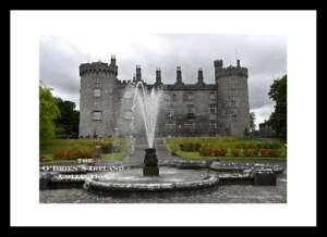 Kilkenny City   ~  Kilkenny Castle   ~   Water Fountain feature  ~  Built in the twelfth century, Kilkenny Castle was the principal seat of the Butlers, earls, marquesses and dukes of Ormond for almost 600 years.  Co Kilkenny......1847